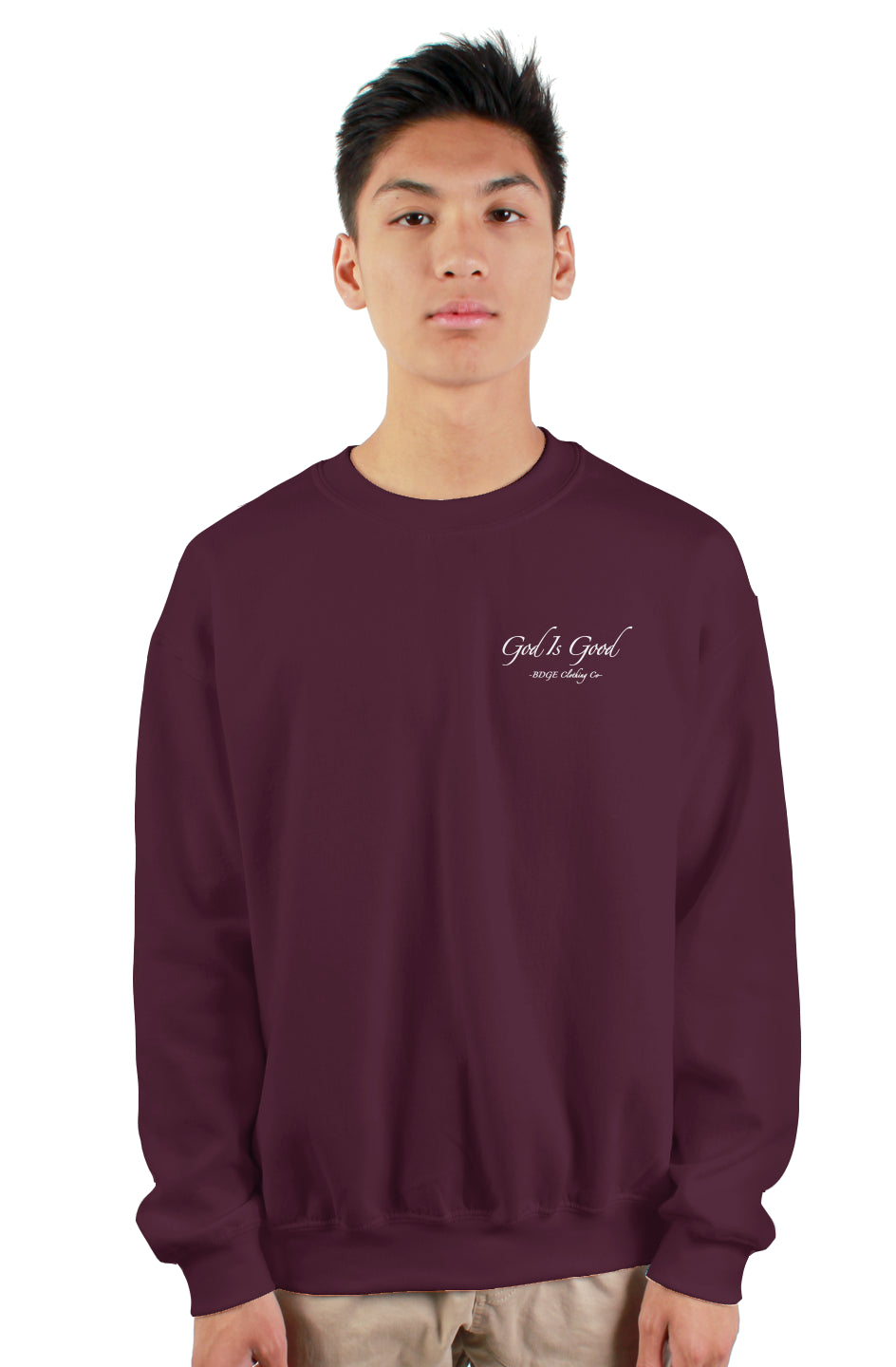 GIG RM 3:23 Crewneck - Maroon