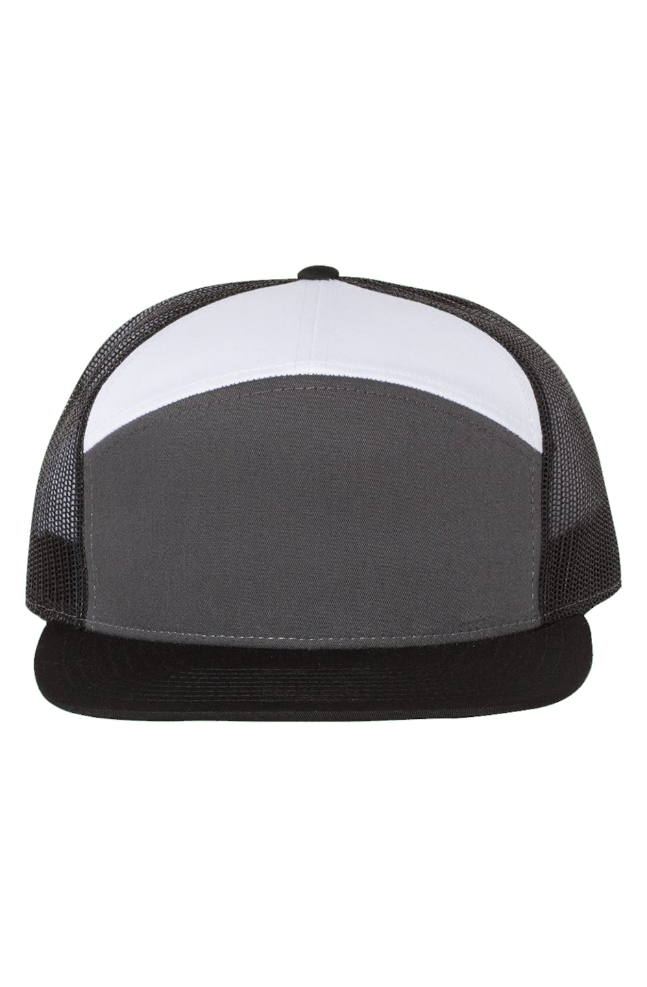 BDGE Patch Flat Bill - Black, White, Charcoal