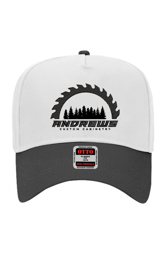 ABC Baseball Cap Black/White